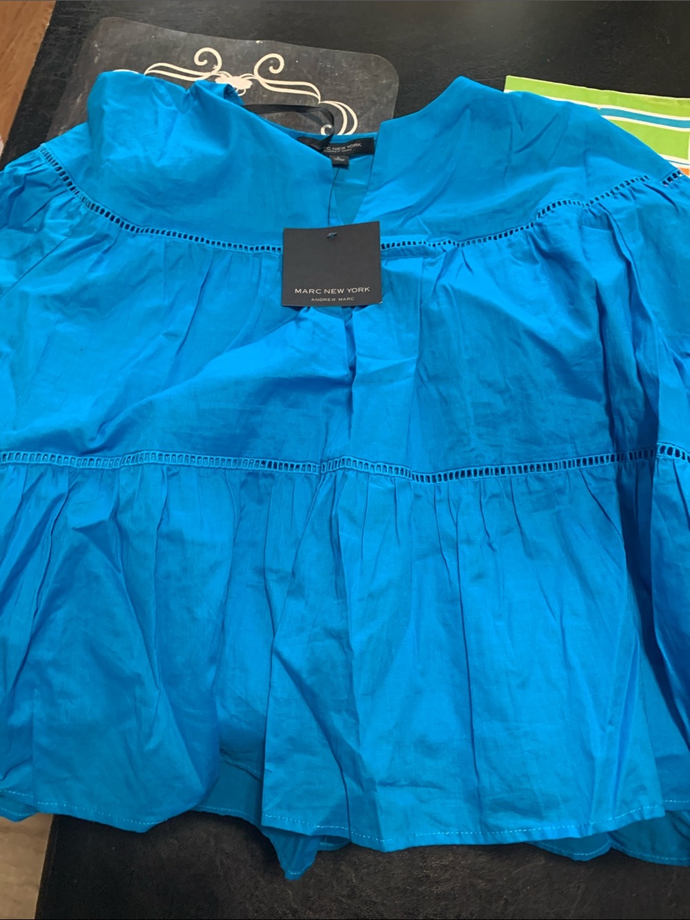 Marc New York Azure Tiered Top